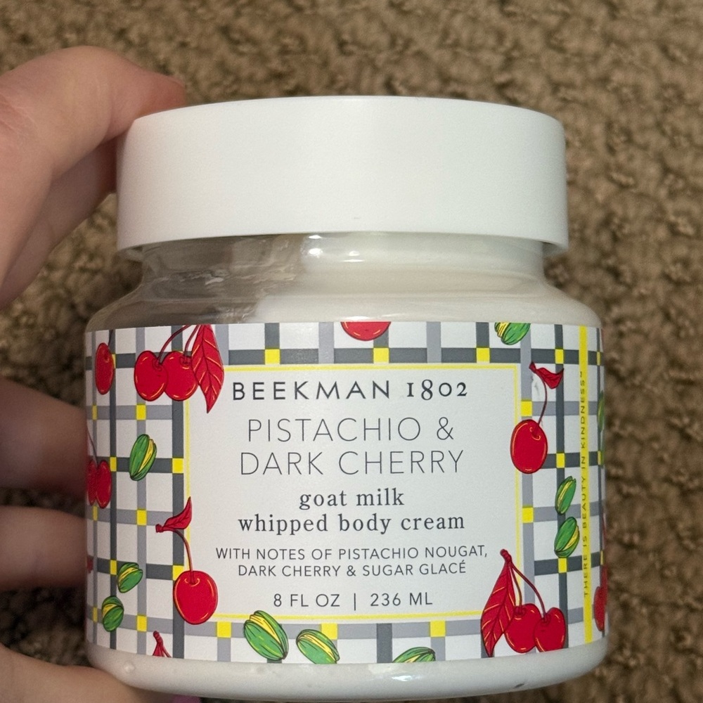 Beekman 1802 Pistachio & Dark Cherry Whipped Body Cream